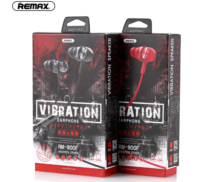 Remax RM-900F Noise Isolation Stereo Earphone Earphone -Black - Zoom Image 4