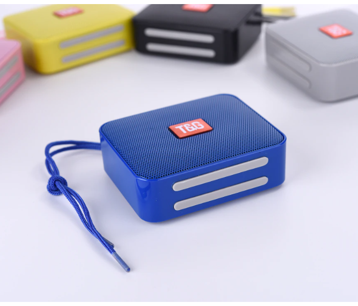 Portable 1778 Bluetooth Wireless Square Speaker - Blue - Zoom Image 3