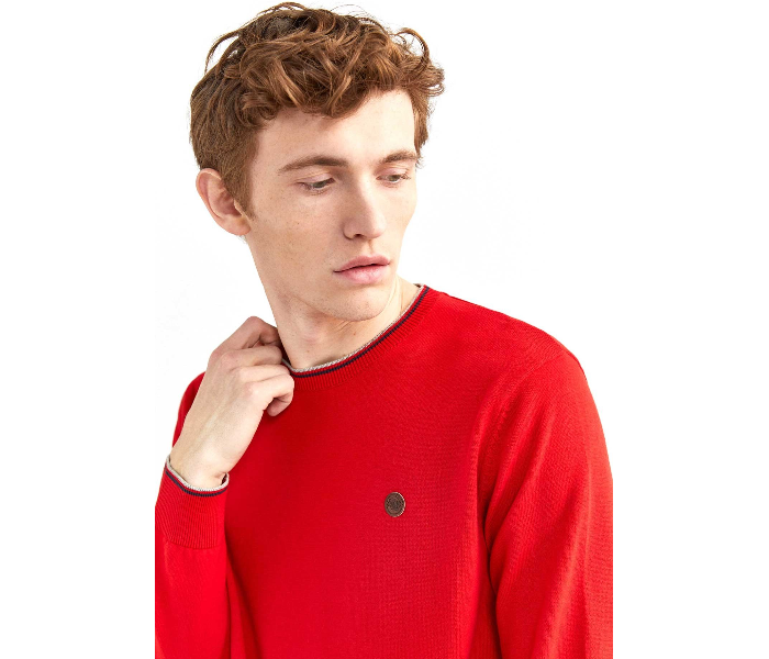 Springfield 141765761 XXL Cotton Knitwear for Men - Red - Zoom Image 2