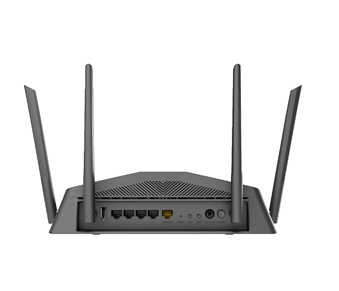 D-Link DIR-2640-MNA Smart AC2600 High Power Wi-Fi Gigabit Router with 4 External Antenna -Black - Zoom Image 2