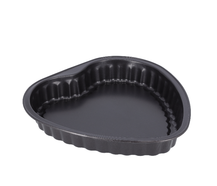 Delcasa DC2041 Carbon Steel  Non-Stick Coating Heart Shape Cake Mould Pan -Grey - Zoom Image 3