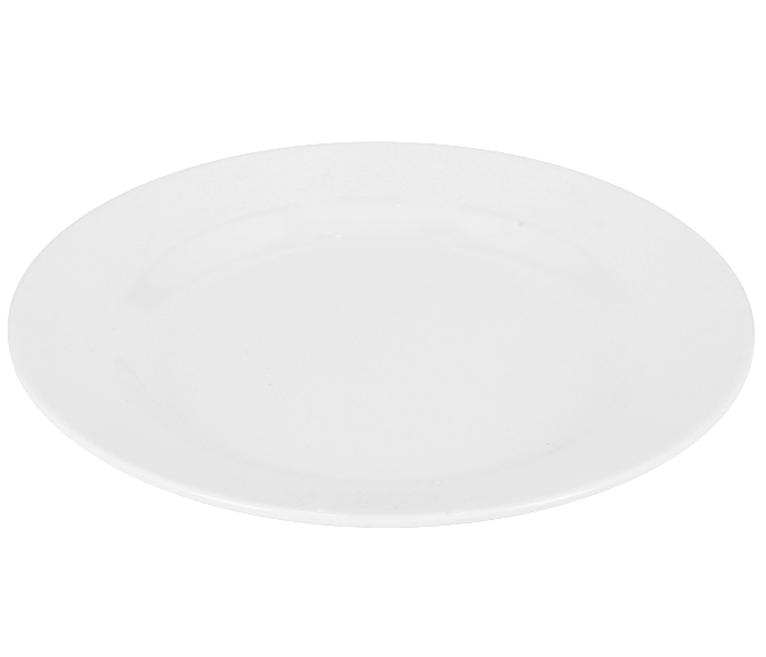 Delcasa DC2318 10.5 Inch Melamine Dinner Plate - White - Zoom Image 3