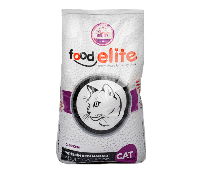 Food Elite 15Kg Premium Quality Chicken Flavoured Adult Cat Food - Zoom Image