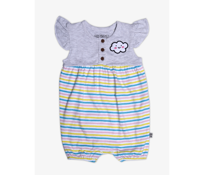 Hugs and Kisses SU19MGL05 6-9Month Cutie Cloudy Baby Romper -Blue - Zoom Image 1