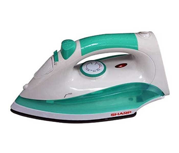 Sharp EI-SU11B3 2180W Steam Iron - White and Green - Zoom Image