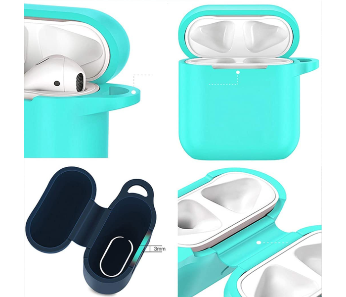 Portable Shockproof Silicone Skin Cover Case for Airpods - Zoom Image 4