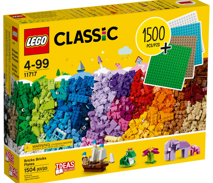 Lego 1504 Piece Bricks Plates Interactive Building Block for Kids - Zoom Image 1