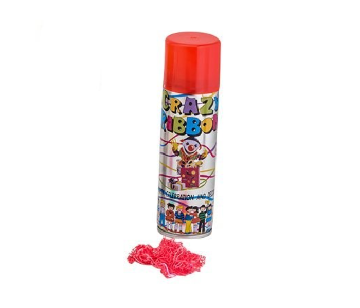 Crazy Ribbon Eco-Friendly Party Spray - Red - Zoom Image