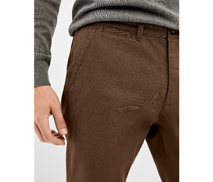 Springfield 155615059 Size 38 Chinos for Men - Brown - Zoom Image 2