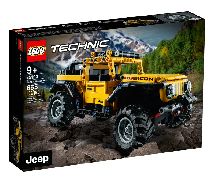 Lego 665 Piece Wrangler Jeep Toy for Kids -Yellow - Zoom Image 2