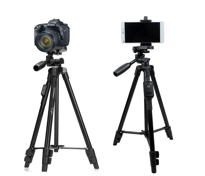 Yunteng VCT-5208 Tripod for Mobile and Camera with Remote Control Shutter - Zoom Image 1