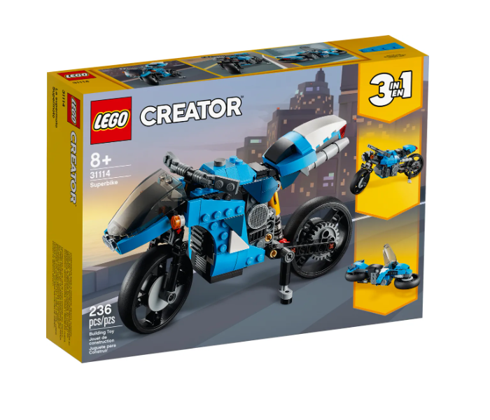 Lego 236 Pieces Superbike Building Toy For Kids - Zoom Image 1