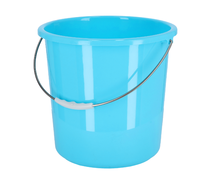 Delcasa DC1640 15 Litre Lightweight Plastic Bucket with Lid and Handle - Blue - Zoom Image 4