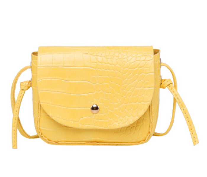 FN-New Trendy Elegant Mini Satchel Shoulder Bags Crossbody for Ladies - Yellow - Zoom Image