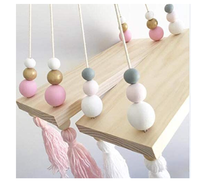 Wall Hanging Colorful Beads Decoration for Kids Bedrooms - Pink - Zoom Image 5