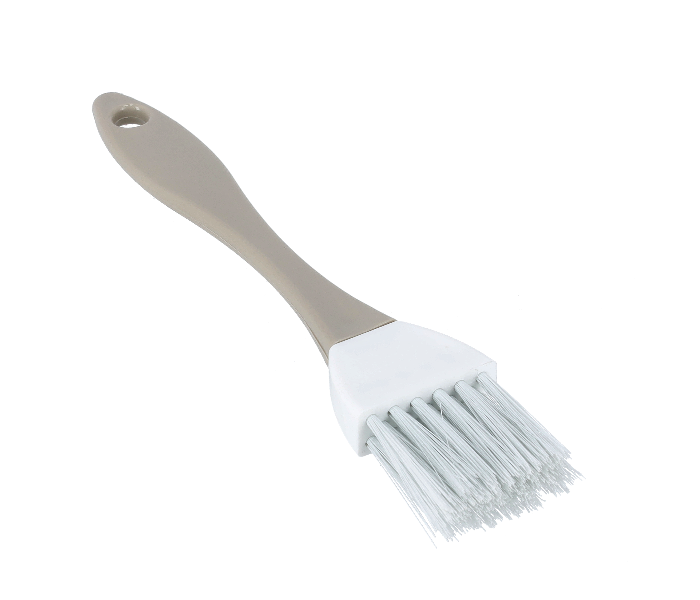 Delcasa DC1984 Durable Flat Egg Brush -Grey and White - Zoom Image 3