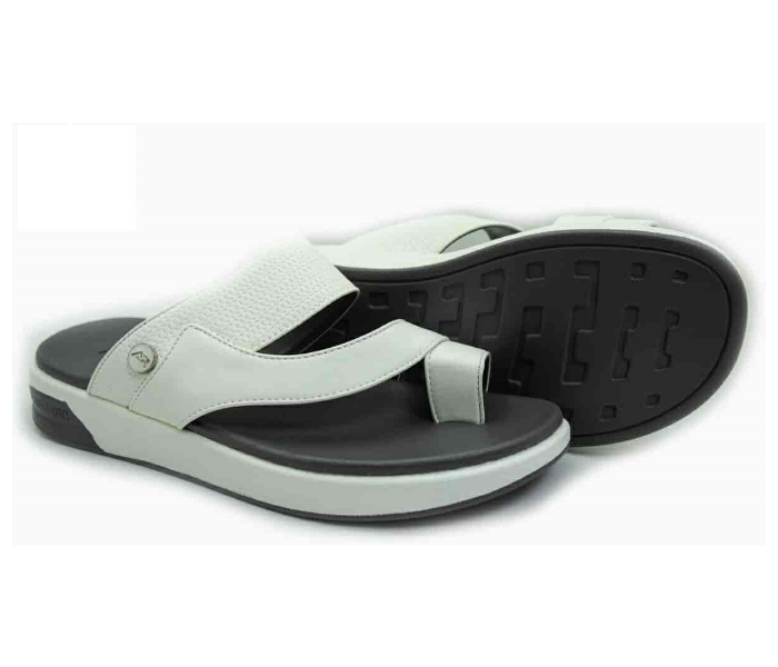 Finities 1341-20 44 EU MCloud Comfort Sandal for Men - Black and White - Zoom Image