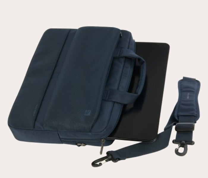 Tucano BDR1314-B Dritta Slim NoteBook 13 to 14 Inch and MacBook 15 Inch Laptop Backpacks - Navy Blue - Zoom Image 4