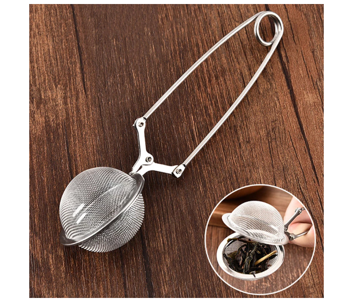 Stainless Steel Reusable Mesh Tea Strainer for Mug Teapot Teaware - Silver - Zoom Image 2