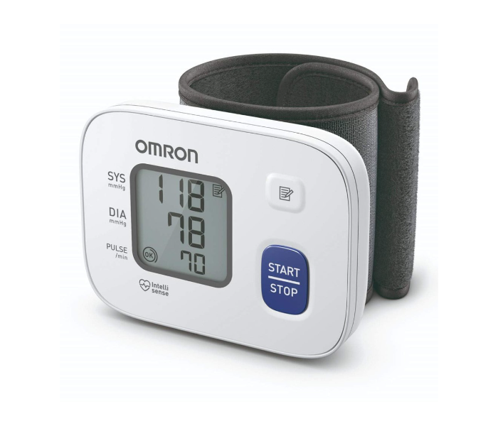 Omron Hem-6161 Automatic Arm Blood Pressure Monitor - White - Zoom Image 1