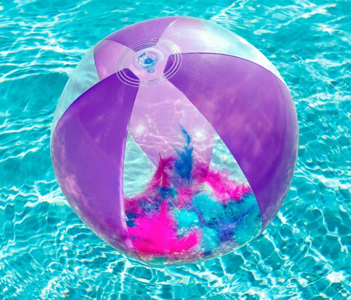 Bestway 31051 28 Cm Feather Filled Beach Ball -Violet - Zoom Image 2