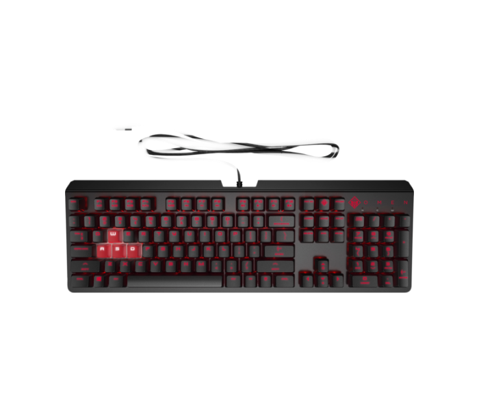 HP 6YW76AA Encoder Mechanical Gaming Keyboard - Red - Zoom Image 1