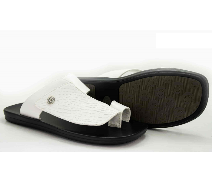 Odyssey 1283-20 43 EU Flat Sandal for Men - Black and White - Zoom Image