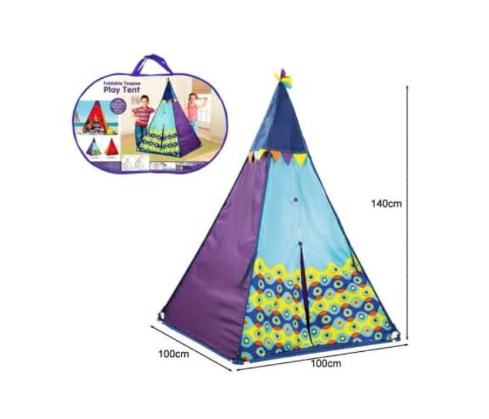 CH91901 ORANGE Durable Tipi Tent with Non Slip Pads for Kids - Purple - Zoom Image