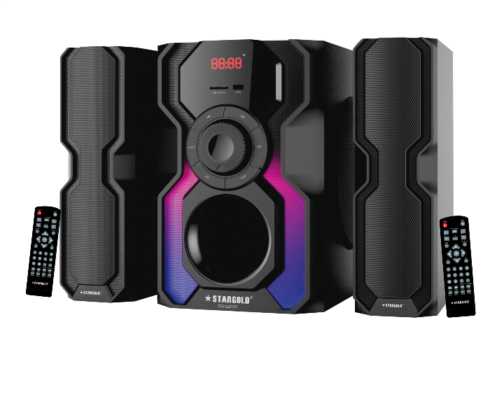 Stargold SG-G2020 2.1CH Multimedia Speaker System With Built-in Powerful Amplifier -Black - Zoom Image 7