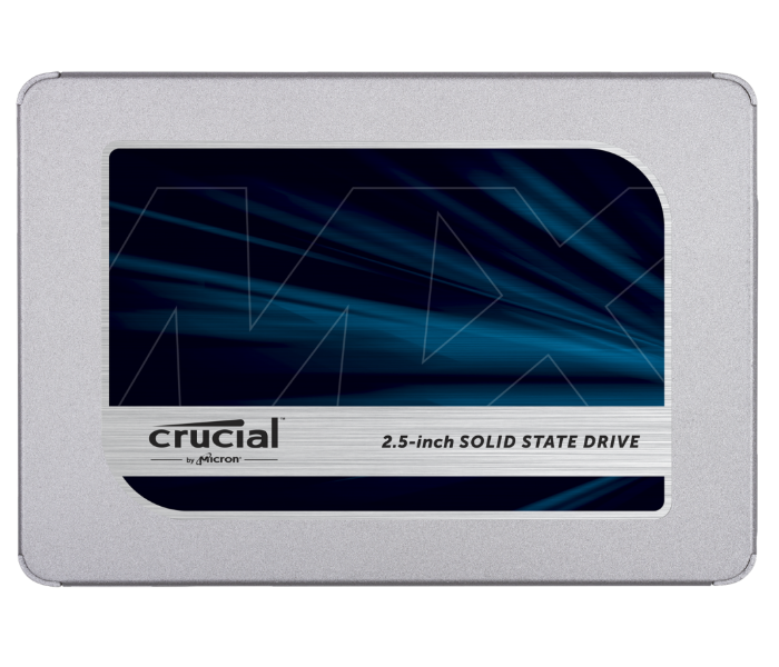 Crucial CT250MX500SSD1 MX500 250GB 3D NAND SATA 2.5 inch 7mm Internal SSD with 9.5mm Adapter - Zoom Image 1