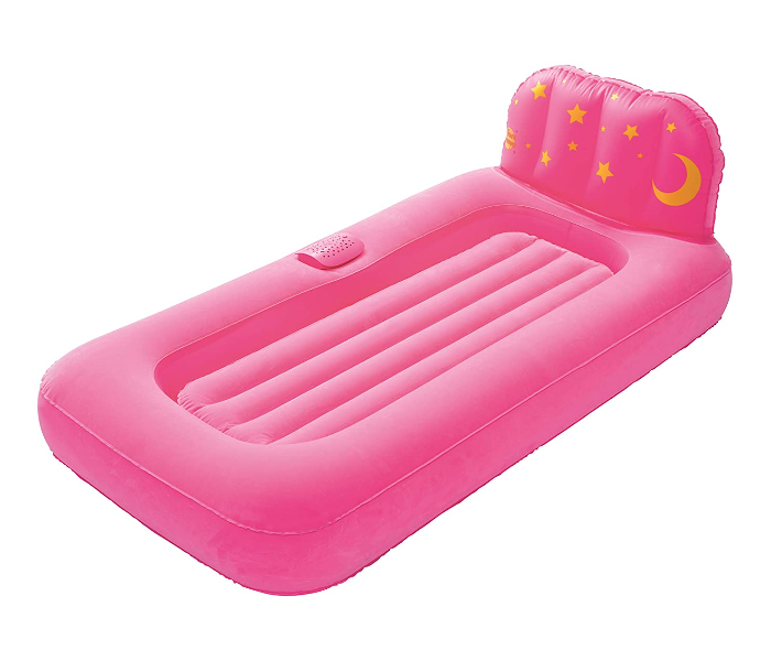 Bestway 67496 1.32M X 76Cm X 46Cm Single Air Mattress For Kids -Pink - Zoom Image 2