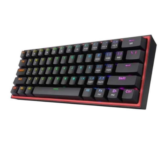 Redragon K617-RGB Compact Mechanical Wired RGB Gaming Keyboard - Black - Zoom Image 1