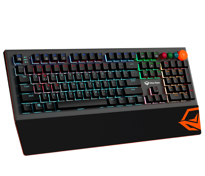 Meetion Mt-Mk500 Mechanical RGB Keyboard - Black - Zoom Image 3