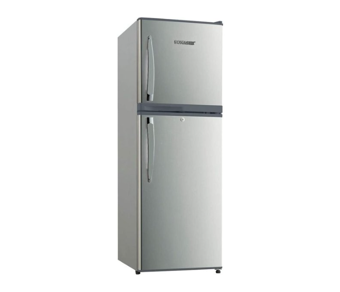 Sonashi SFD-198 198 Litres Double Door Refrigerator - Silver - Zoom Image 3