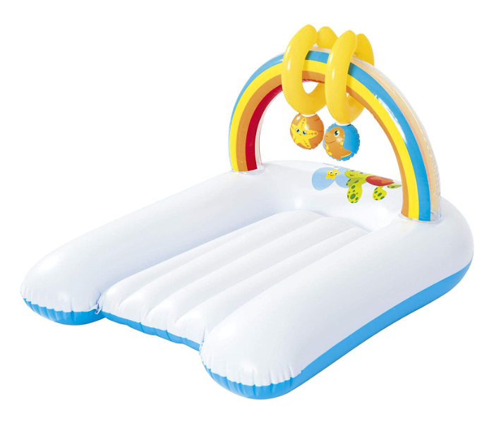 Bestway 52241 81Cm X 63Cm X 46Cm Up in and Over Inflatable Baby Changing Mat -White and Blue - Zoom Image 1