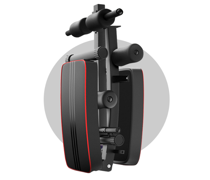 Body Line Sport Adjustable Folding Board Abdominal Machine Sit Up Bench -Black and Red - Zoom Image