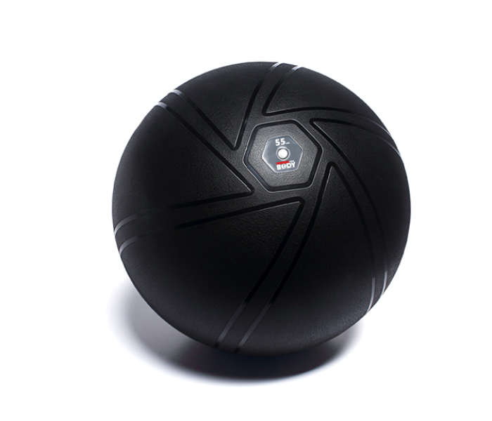 Body Line Sport 55Cm Lightweight Yoga Gymnastic Ball With Pump -Black - Zoom Image