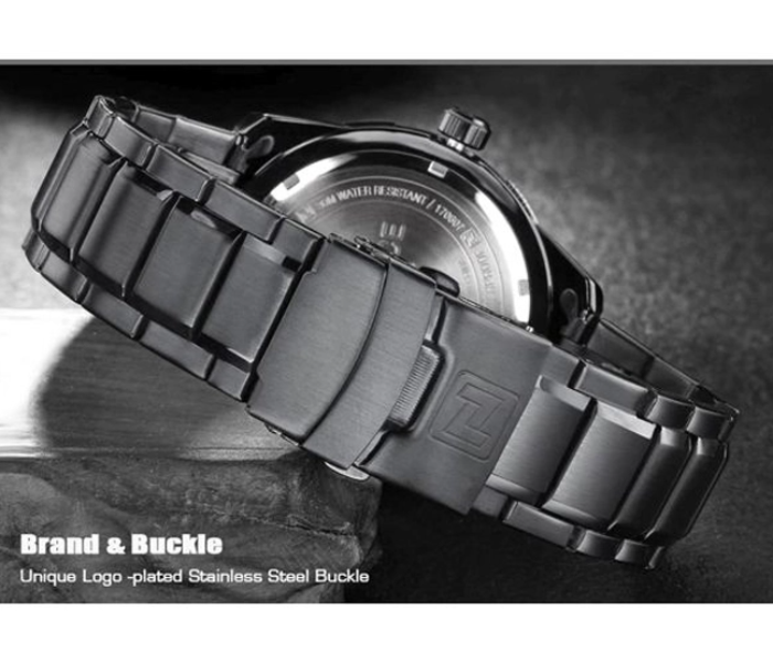 Naviforce black chain watch online