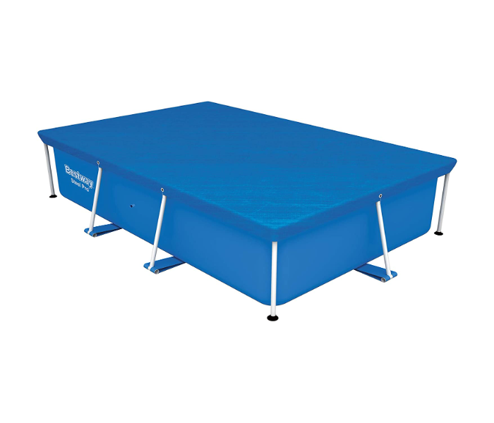 Bestway 58105 2.59M X 1.70M Rectangle Pool Cover -Blue - Zoom Image 1