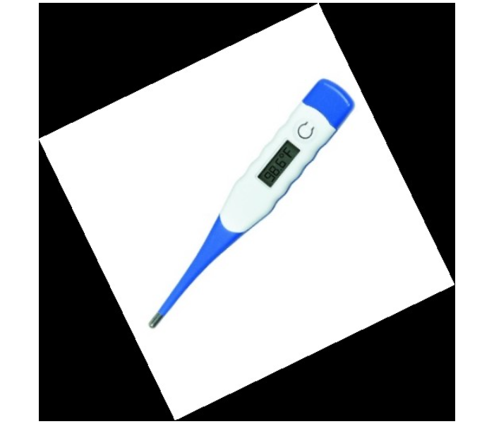 Digital Flexible Thermometer with LCD Display and Memory Function - White - Zoom Image