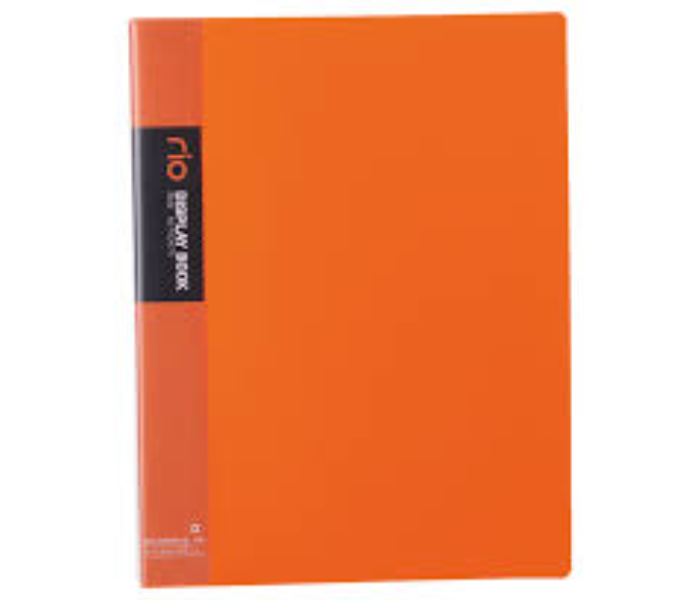 Deli 5036 80 Pockets A4 Paper Display Book - Orange - Zoom Image