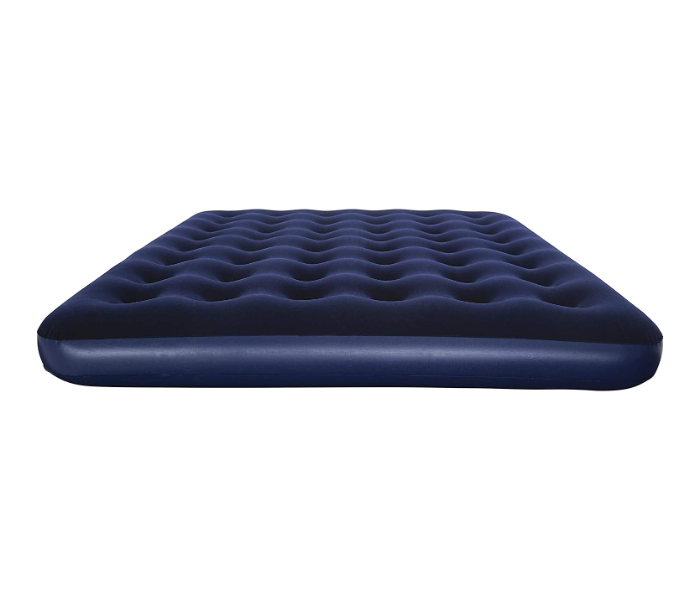 Bestway 67003 Queen Double Airbed With Flocked Sleeping Surface -Blue - Zoom Image 2