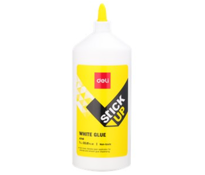 Deli A74913 1000ml Stick Up White Glue - Yellow And White - Zoom Image