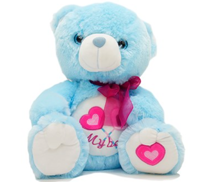 YD4496 35CM 600g Bear Soft Doll for Kids - Blue - Zoom Image