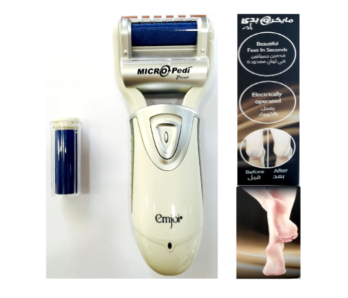 Emjoi AP-3RPA Micropedi Callus Remover with High Speed 360 Degree Rotation -White and Blue - Zoom Image