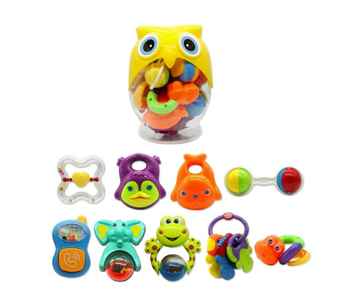 9350A-37 Attractive Baby Play Teether and Rattle - Zoom Image