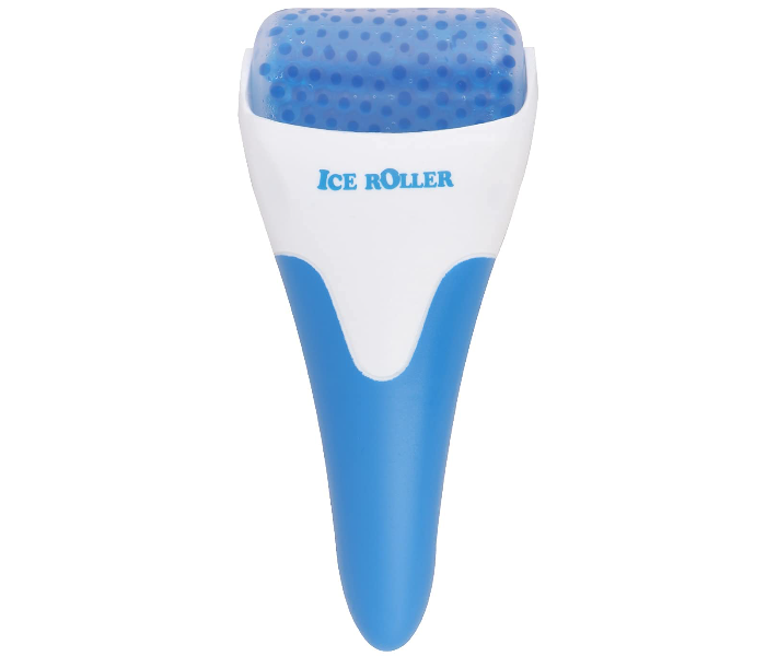 Ice Roller Skin Cool Derma Roller Face Massager - White and Blue - Zoom Image 1