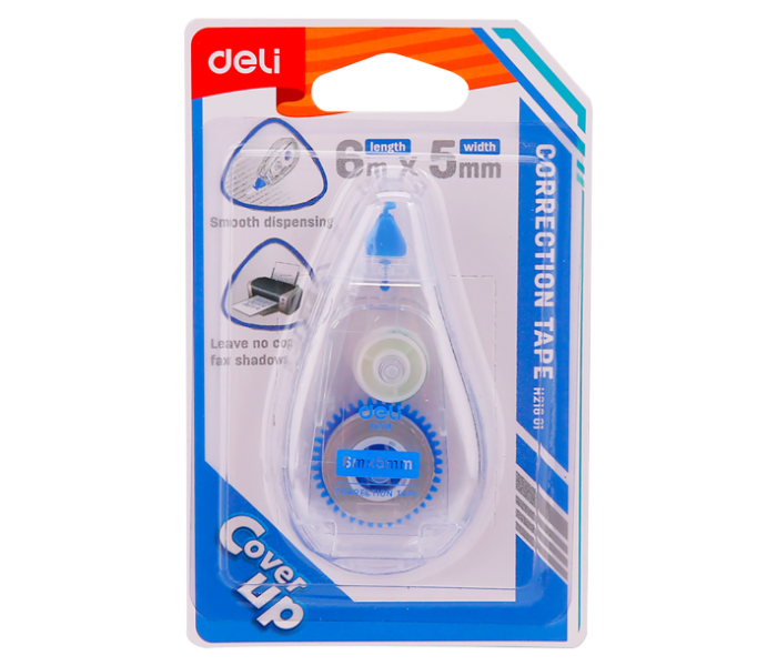 Deli H21801 6 x 5mm Cover Up Correction Tape - Zoom Image 2