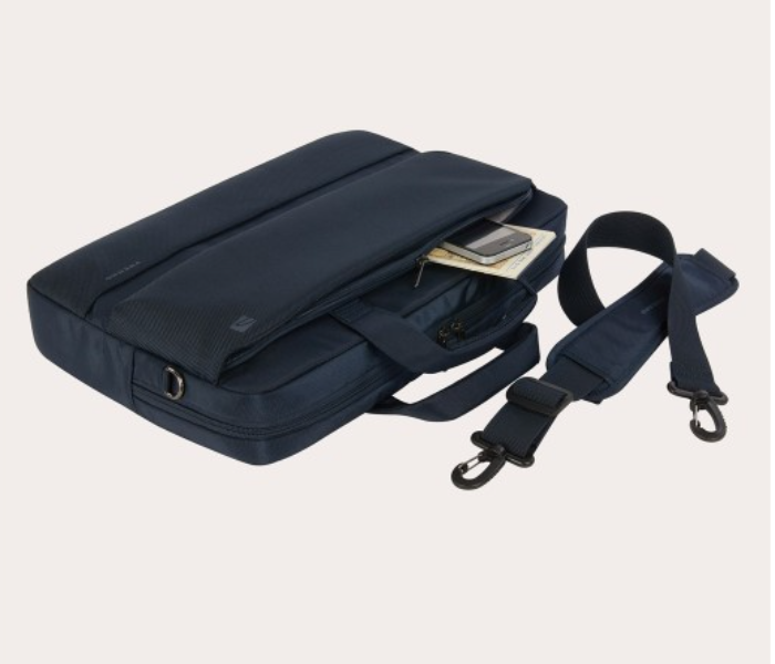 Tucano BDR15 Dritta Slim NoteBook 15.6 Inch and MacBook 16 Inch Laptop Backpacks - Navy Blue - Zoom Image 3