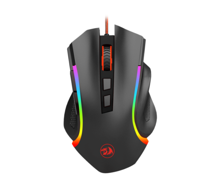 Redragon M607 7200 DPI RGB Griffin Gaming Mouse - Black - Zoom Image 2